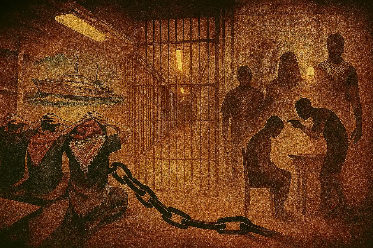 El mismo proceso se aplica tanto al activista internacional como al parlamentario palestino. El sistema no hace distinciones.